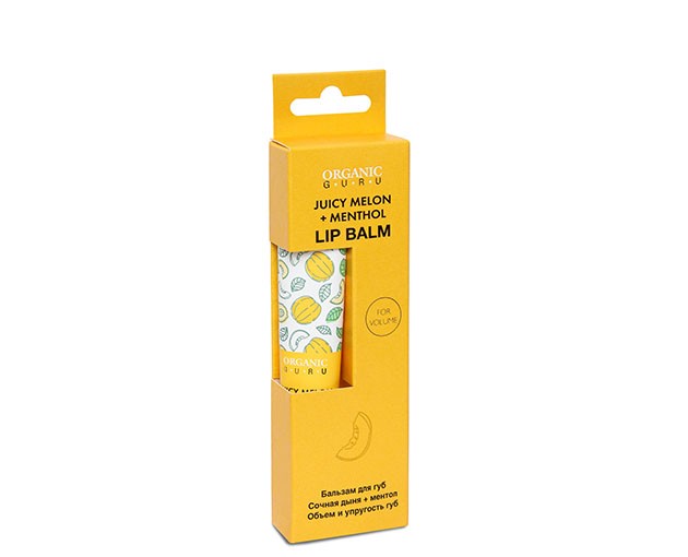 ORGANIC GURU Hygienic Lip Balm Melon and menthol